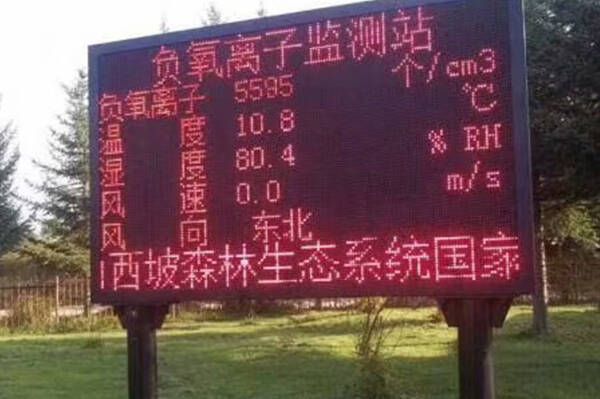 生態(tài)環(huán)境負(fù)氧離子監(jiān)測系統(tǒng)