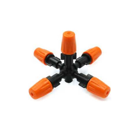 6.0橙色五出口霧化噴頭